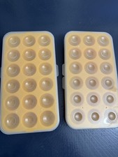 Baby Food Or Herb 2oz Freezer Individual Pop Out Silicone Containers Lot Of 2