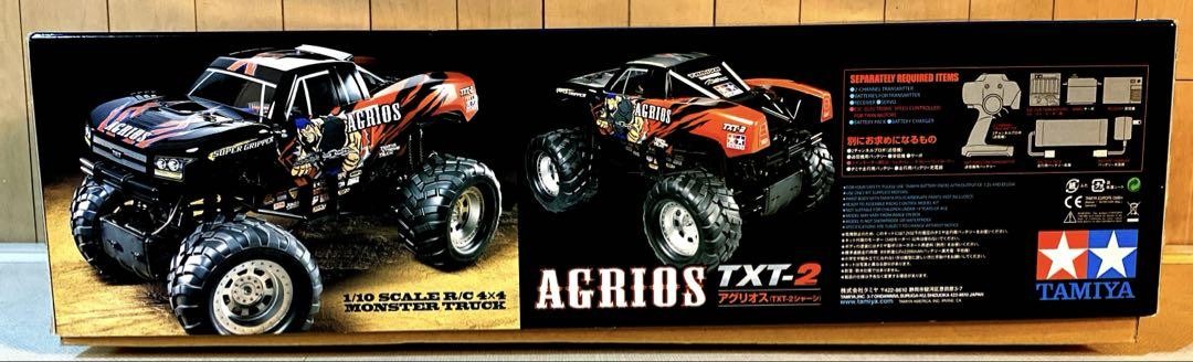 Tamiya 1/10 Agrios TXT-2 4x4 Monster Truck Kit Unopened with Bonus
