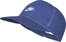 Nike Standard Club Unstructured Futura Wash Cap, Game Royal/White, L/XL
