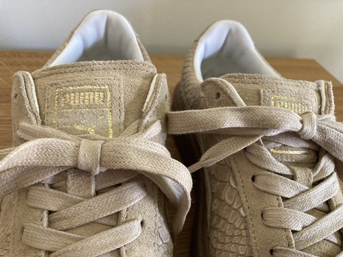 Zapatillas deportivas mujer PUMA Platform Exotic Skin 38,5 beige cuero EXCELENTES - Imagen 12 de 24