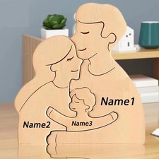 Personalized Name Family Puzzle Wooded Customized Custom Home Decor Gift