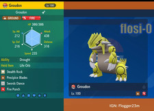 6IV Shiny Groudon Pokemon Scarlet and Violet Battle Ready CHEAP