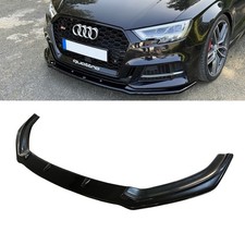Frontlippe Frontspoiler hochglanz für Audi A3 S-Line S3 8V nur Limo 16-20 + ABE