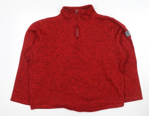 Tog Twenty Four Red Unisex Adults Pullover Sweatshirt M - Picture 1 of 12