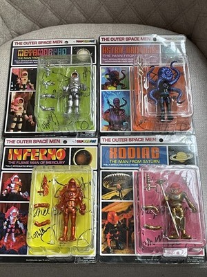 RARE FOUR HORSEMEN SIGNED STUDIO EDITION THE MEN FROM OUTER SPACE COMPLETE SET