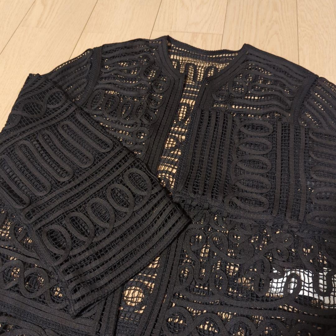 Ameri　BATTEN LACE LIKE KNIT JACKET - image 9