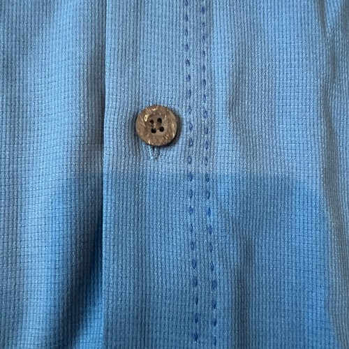 Tommy Bahama Herren XL Blau Kurzarm Hemd mit gespreiztem Kragen Knopfleiste Island Zone - Bild 5 von 7