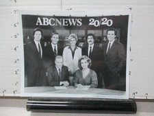 ABC TV photo 1980s NEWS Lynn Sherr John Stossel Tom Jarriel Stone Phillips Downs