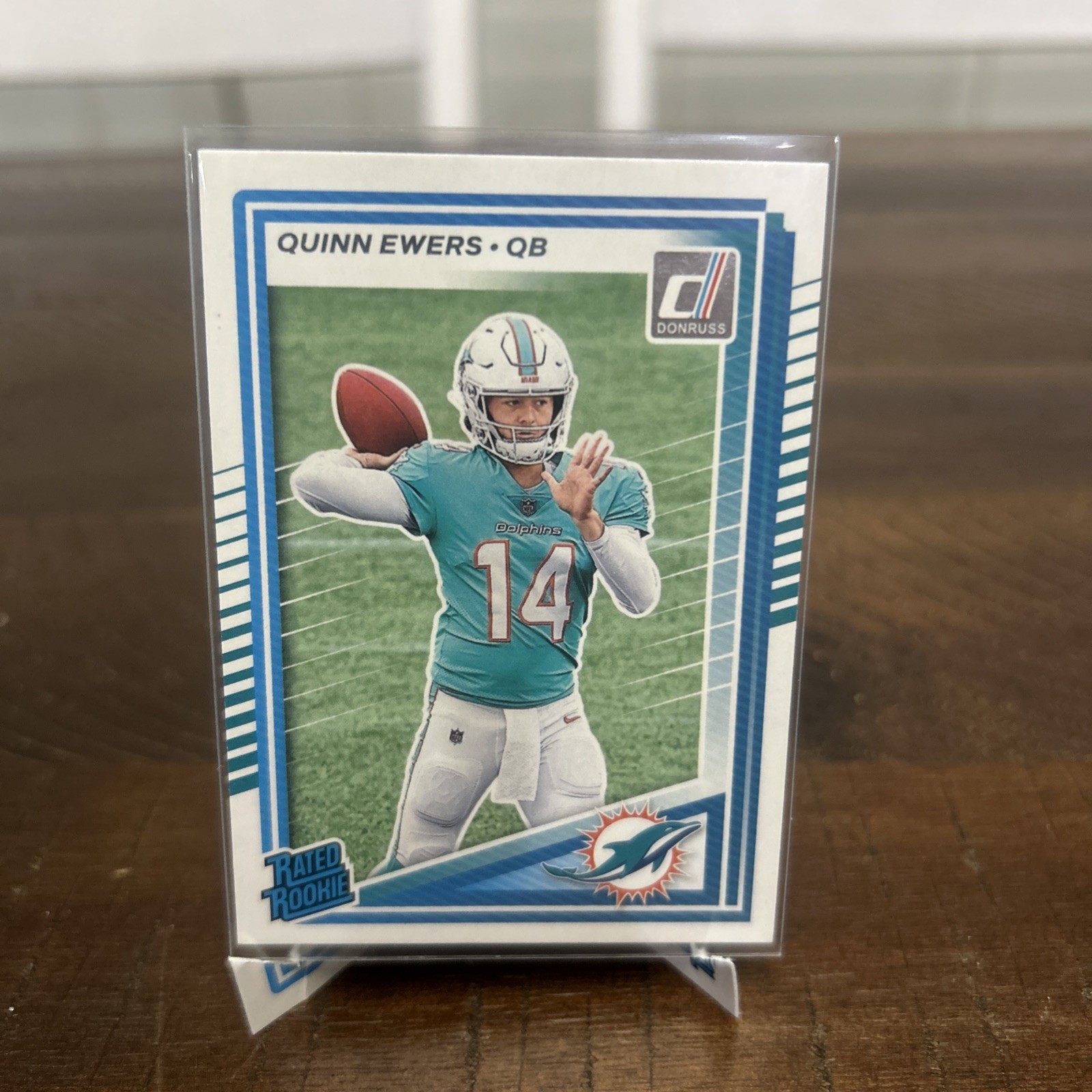 2025 Panini Donruss Quinn Ewers Rated Rookie Card 342 Miami RC