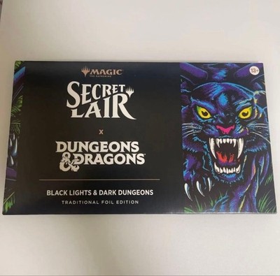 MTG Secret Lair x Dungeons & Dragons Black Lights Dark Dungeons FOIL Edition