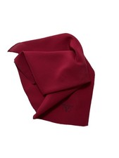 VALENTINO men  s Pure Silk Solid Red Pocket Square 17"/28" EXCELLENT CONDITION
