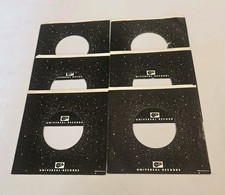 45 RPM 7" RECORD SLEEVES CO. SLEEVE 6 PACK SEE PHOTOS Universal Records SLV361