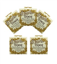 La Bella Guitar Strings 5 Sets Extra Hard Tension Silver Plated Classical 2001