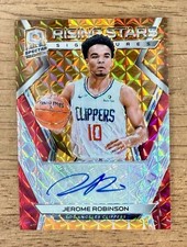2018-19 Spectra JEROME ROBINSON #RS-JRB Neon Orange Prizm RC AUTO /5 Clippers