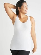 Yummie 2-Way Shaping Tank Top White - 2x-3x