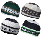 Set 4 Assorted Color Muslim Beanie Skull Skull Cap AMN-260 Islam Crochet Takke