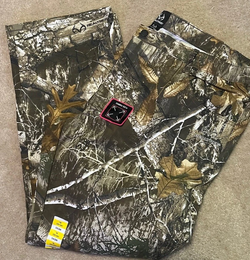 Realtree Edge Camo Pants 40/42 XLG 31”inseam NWT Flex Fabric - Image 3 of 4