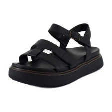Vionic Solana Women's Sandals Black Leather Size 8 M