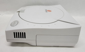 Sega Dreamcast White Launch Edition w/ Box, Demo Disc & New Battery - MINTY