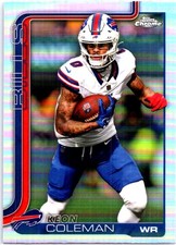 2025 Topps Chrome #30 Keon Coleman Refractor