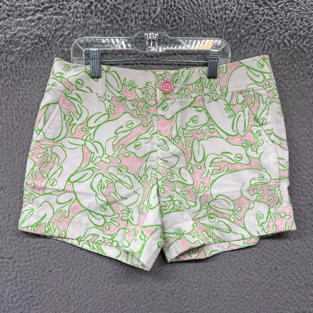 New Look Short femme en polyester floral vert Bermudes Taille 8 à