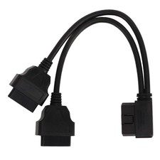 OBD2 Splitter 1 In 2 Y Splitter Extension Cable 16Pin Car Diagnostic Extender