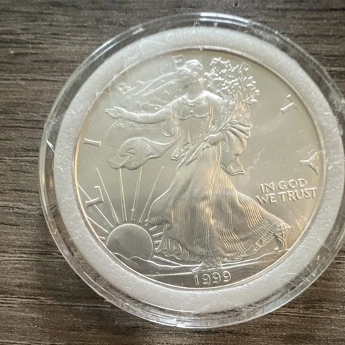 U.S. Mint 1999 American Silver Eagle 1 oz .999 Fine Silver Bullion Coin