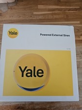 Yale AC-PBX Powered External Siren - Sync Alarm Accessory - Mains Powered, 104db