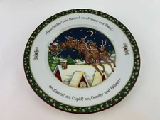 A Christmas Story Susan Winget Dinner Plate Portmeirion Studio Eight Reindeer