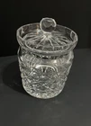 Waterford Lismore Biscuit Jar with Lid, Barrel, Cookie, Candy, Jar, 6 1/2" Tall