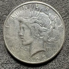 1923-S Peace Silver Dollar Better date Wavy Hair Anthony De Francisci