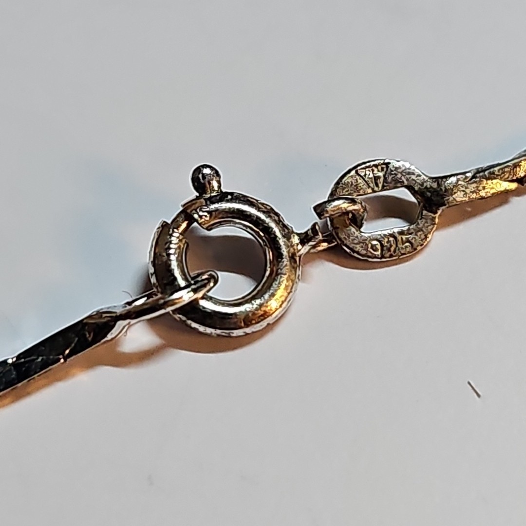 Sterling Silver Infinity-theme Necklace, Cobra Sn… - image 6