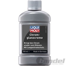 1x LIQUI MOLY CHROMGLANZ CREME PASTE POLITUR AUTO MOTORRAD FREIZEIT 250 ML