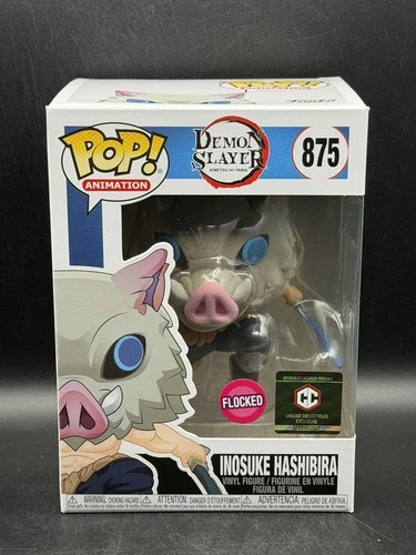 Funko Pop Demon Slayer Inosuke Hashibira Flocked Chalice EXCLUSIVE #875