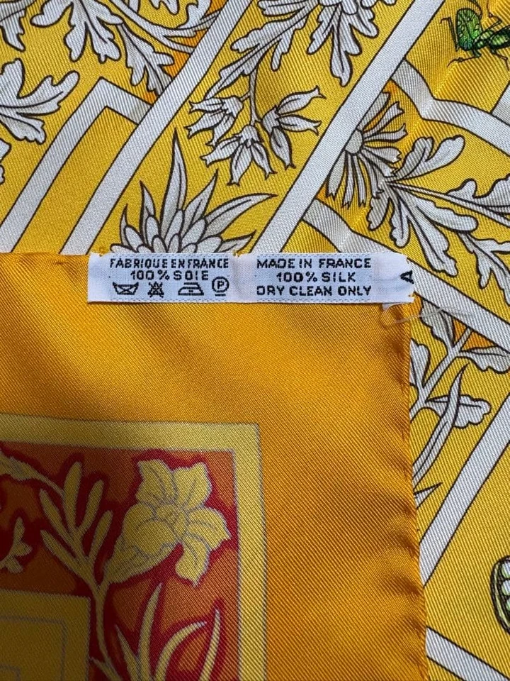 Hermes joyaux de lete Carre 90 Seda 100% Bufanda Naranja Excelente Regalo Foto 3 de 4