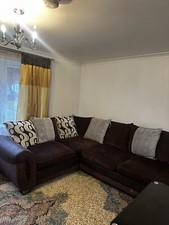 dfs fabric corner sofa used