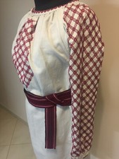 Ukrainian embroidered suit, vintage 1960-1970y, Bukovina , Ukraine