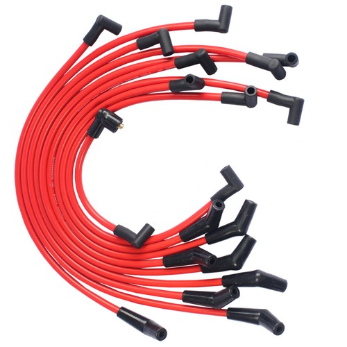 Red 10.5mm JDMSPEED Racing Spark Plug Wires Set for Ford 5.0L 5.8L, SB SBF 302 - Picture 5 of 6