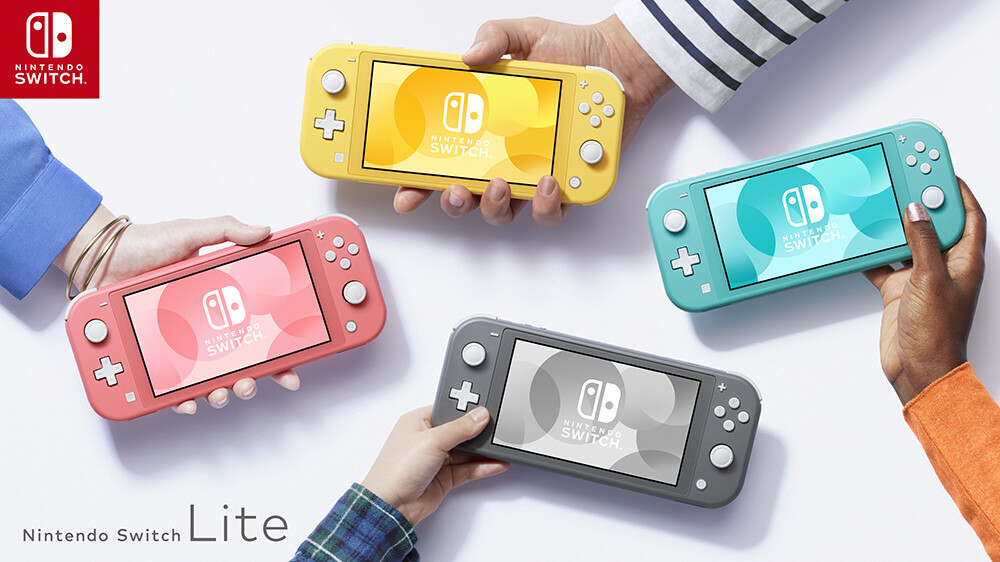 Nintendo Switch Lite console 5 color variations HDH-S-GAZAA