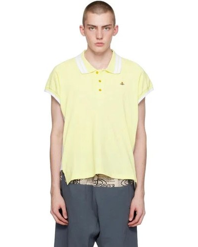 New Genuine Vivienne Westwood Side Stripe Cotton Polo Shirt - Picture 5 of 12