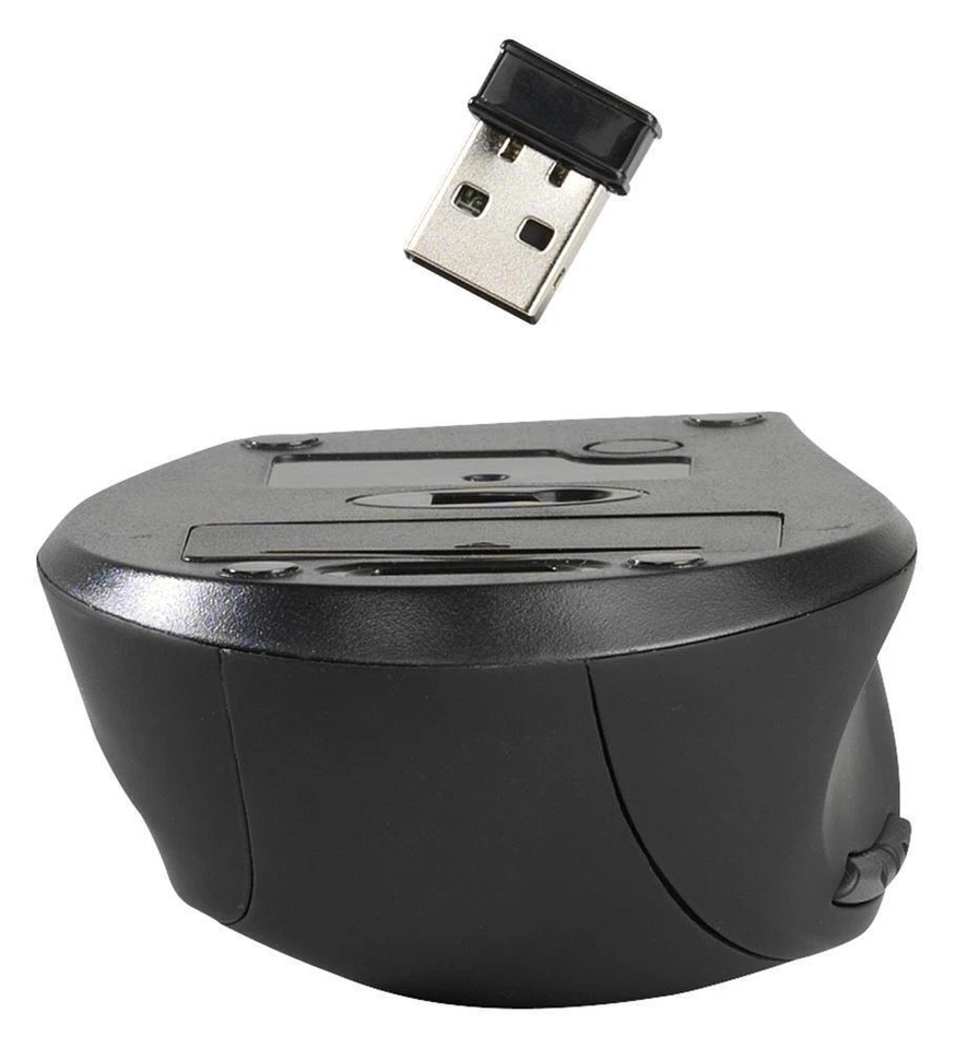 5 Button Silent Click Wireless USB Mouse 1600dpi, Black - 36640 - Image 2 of 3