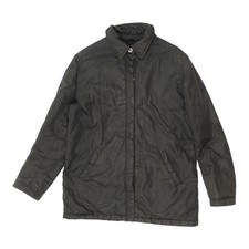 Fay Womens Black Padded Nylon Polyester Jacket | Vintage High End Designer Vtg