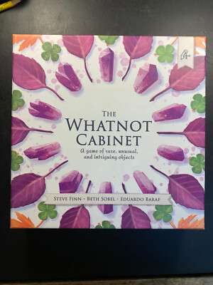 The Whatnot Cabinet board game. 1st edition 2021 Pencil First Games. Complete.