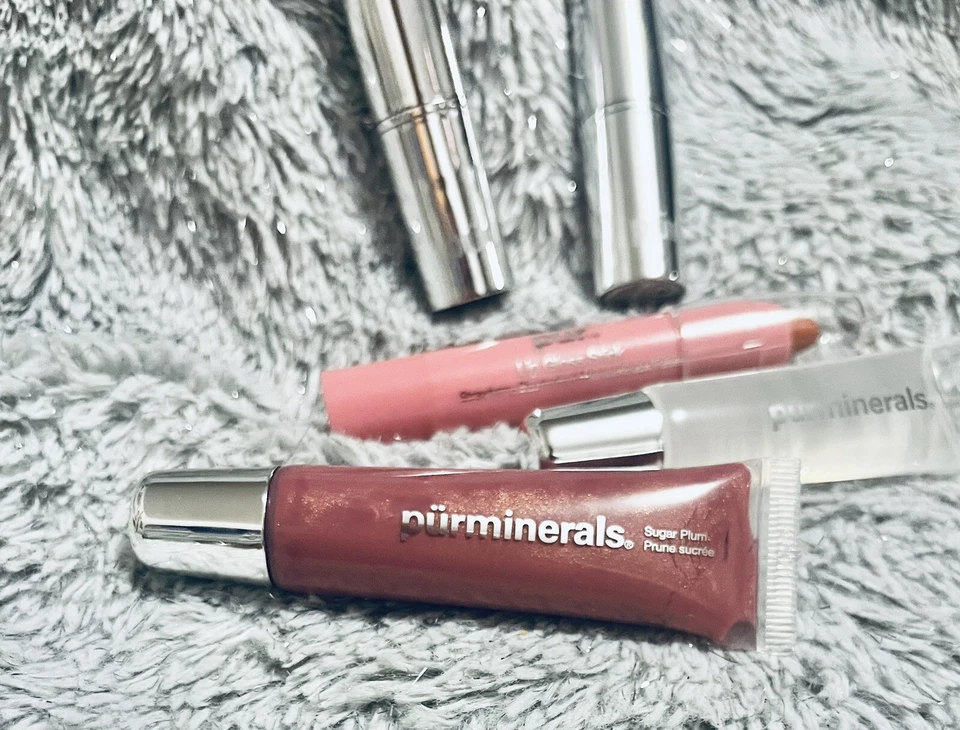 Pur Minerals Lip Gloss(2)/Lipstick(2)/Lip Gloss Stick(1) ~ NEW - Image 3 of 4