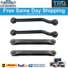 TRQ Rear Upper & Lower Control Arms Cast LH RH Side Kit For 2000-2010 Chevy GMC