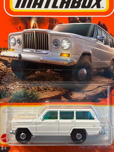 Matchbox 1964 Jeep Wagoneer Modellauto, Weiß – Limitierte Edition 38/100 Aus Der Serie 2024