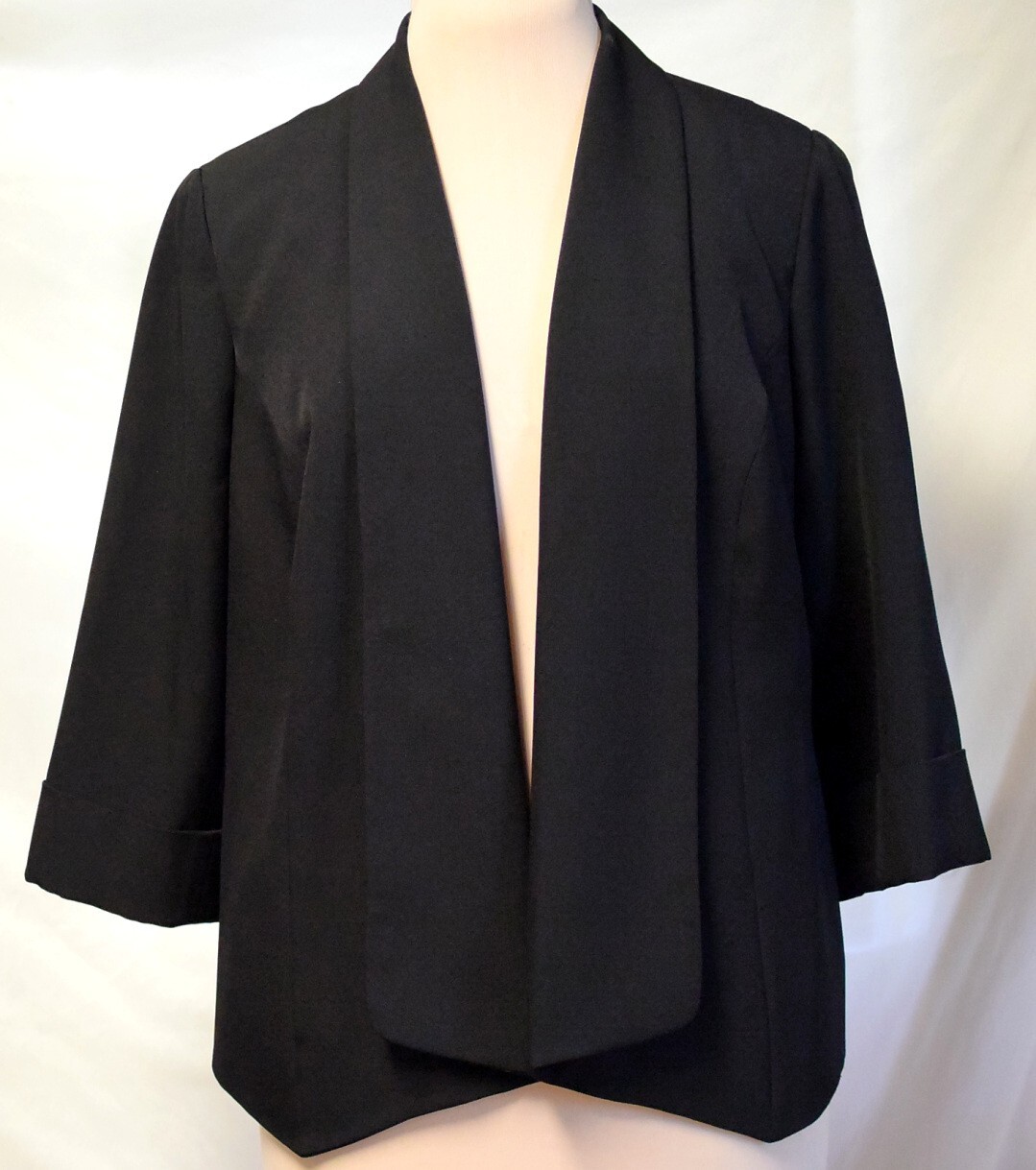 Jones Studio Separates Basic Essential Black Open… - image 3