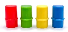 Trouble Pop-O-Matic Game Replacement Pieces Individual Yellow Green Blue Mover