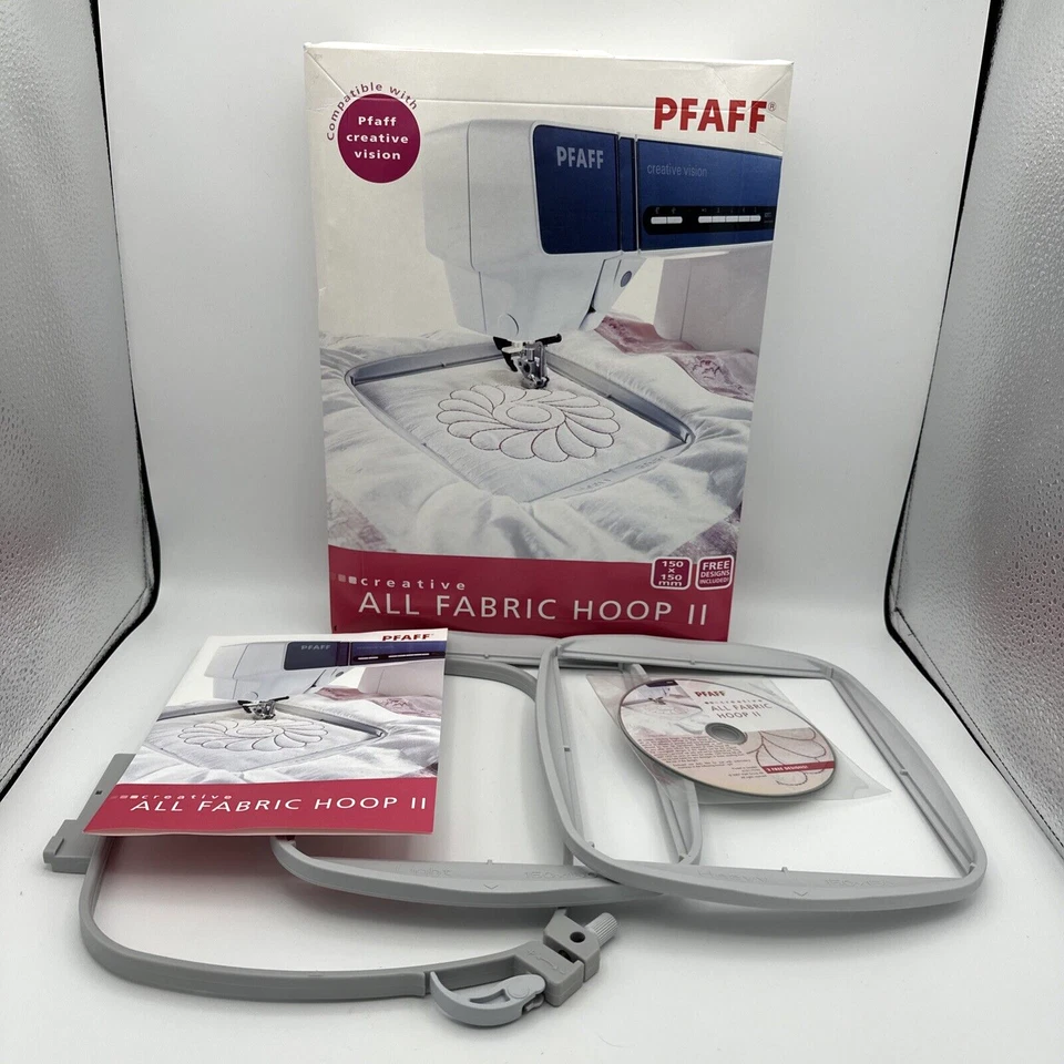 PFAFF Creative All Fabric Hoop II 150 x 150 mm w/ quick release for embroidery - Image 3 of 4