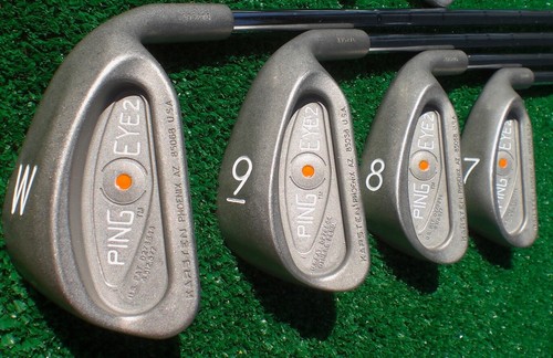 ⛳ PING EYE 2 ORANGE 🟠 DOT ⛳ 3-W ⛳ STIFF ZZ LITE SHAFTS -1/2"⛳ NEW GRIPS⛳ - Picture 6 of 19